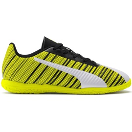 Kopačky Puma One 5.4 It Junior žluto-bílo-černé 105664 04 vícebarevný žlutá