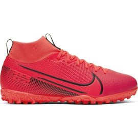 Kopačky Nike Mercurial Superfly 7 Academy Tf Junior AT8143 606 červený červený