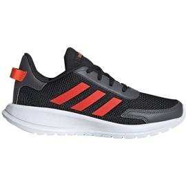 Dětské boty Adidas Tensaur Run K černé a oranžové EG4124 černý pomerančový