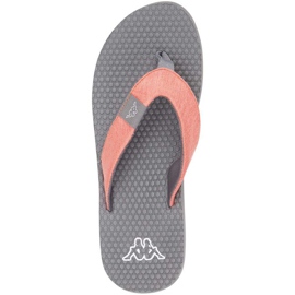 Dámské pantofle Kappa Cally korálově šedé 242834 2916 oranžový šedá