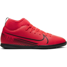 Kopačky Nike Mercurial Superfly 7 Club Ic Junior AT8153 606 vícebarevný červený