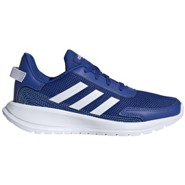Dětské boty Adidas Tensaur Run K modré / bílé EG4125 modrý Dětské boty Adidas Tensaur Run K modré / bílé EG4125 modrý