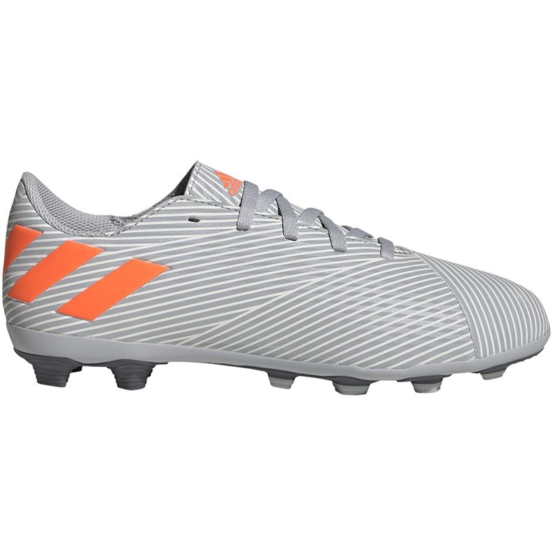 Šedé kopačky Adidas Nemeziz 19.4 FxG Jr EF8305 vícebarevný šedá
