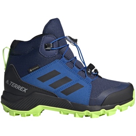 Dětská obuv Adidas Terrex Mid Gtx K EF2248 námořnická modř modrý vícebarevný