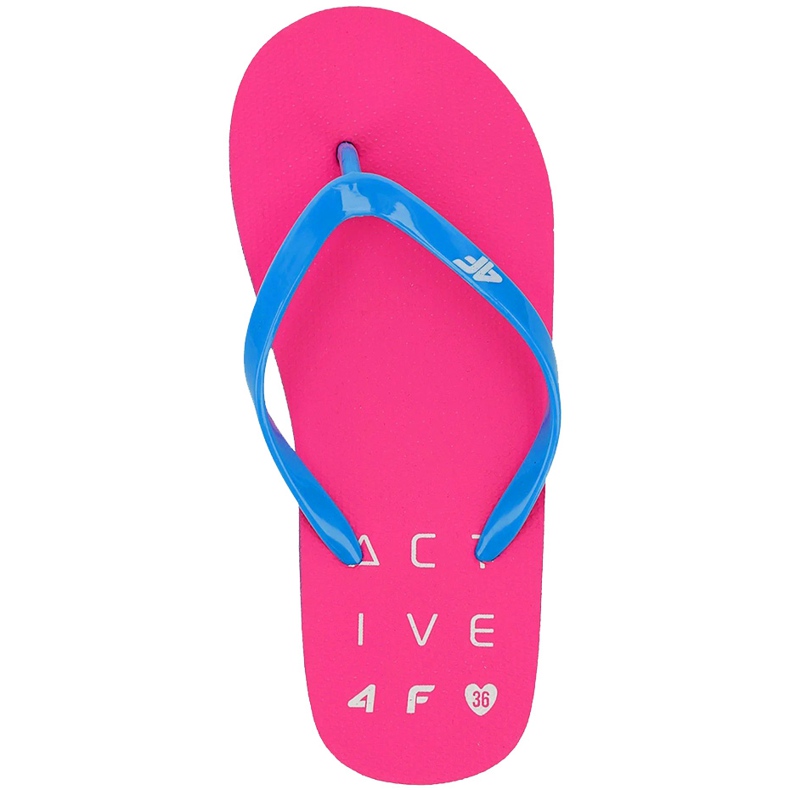 Pantofle pro dívky 4F fuchsie HJL20 JKLD001 55S růžový