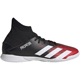 Kopačky Adidas Predator 20.3 In Jr černé a červené EF1954 vícebarevný černý
