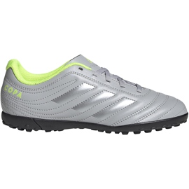 Kopačky Adidas Copa 20.4 Tf Jr EF8359 šedá šedá Kopačky Adidas Copa 20.4 Tf Jr EF8359 šedá šedá