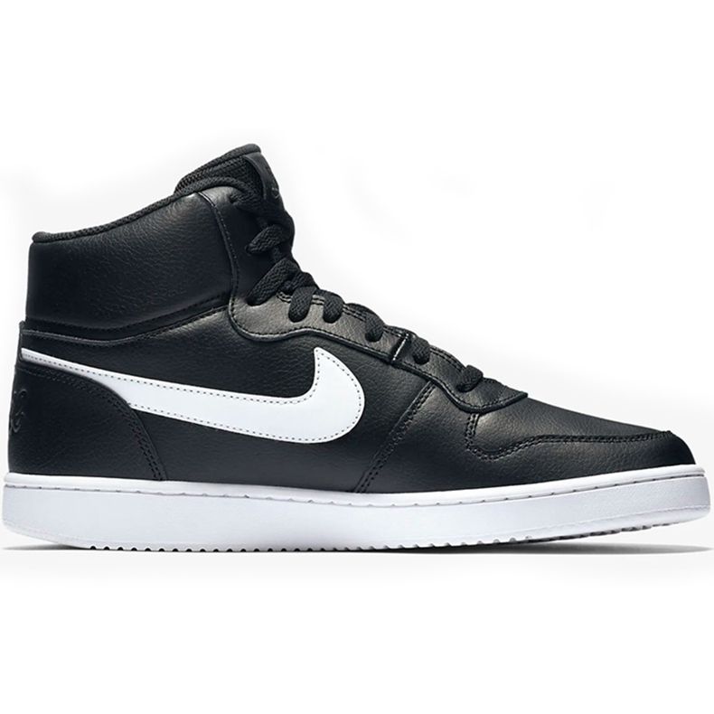 Pánské boty Nike Ebernon Mid černé a bílé AQ1773 002 bílý černá