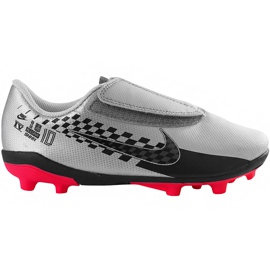 Kopačky Nike Mercurial Vapor 13 Club Neymar Mg PS (V) Junior AT8164 006 černý šedá