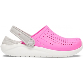 Crocs pro děti LiteRide Clog Kids růžovo-bílá 205964 6QR růžový