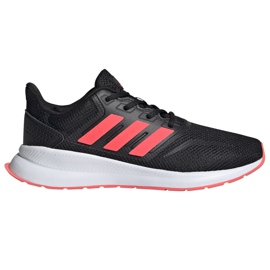 Dětské boty Adidas Runfalcon K černo-korálové FV9441 černý