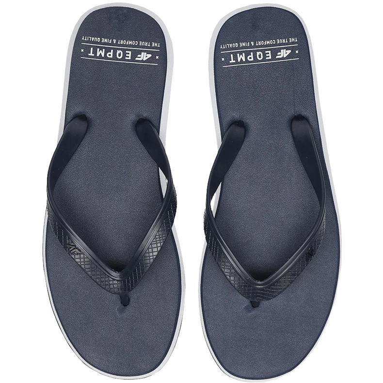 Pánské pantofle 4F navy blue H4L20 KLM005 31S námořnická modrá