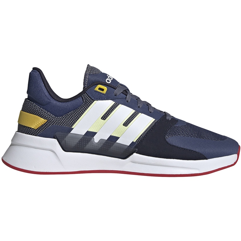 Pánské boty adidas Run90S tmavě modré a bílé EG8656 námořnická modrá vícebarevný