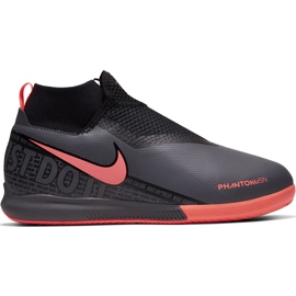 Fotbalová obuv Nike Phantom Vsn Academy Df Ic Jr AO3290 080 šedá modrý