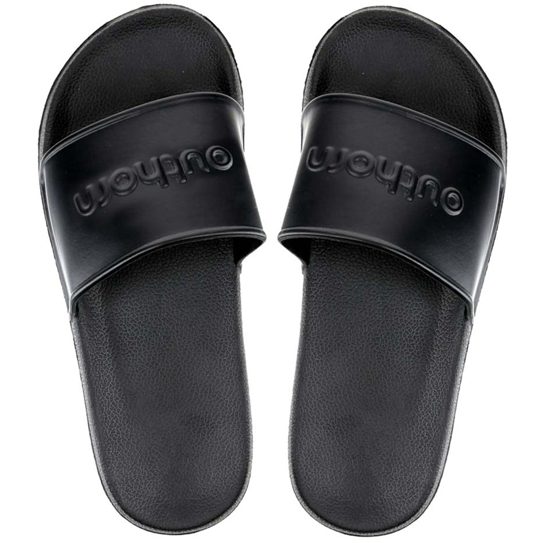 Pánské pantofle Outhorn tmavě černé HOL20 KLM602 20S černá