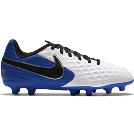 Kopačky Nike Tiempo Legend 8 Club FG / MG Junior AT5881 104 bílá bílá