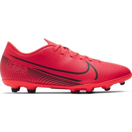 Kopačky Nike Mercurial Vapor 13 Club FG / MG AT7968 606 vícebarevný červený