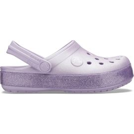 Crocs pro děti Crocband Glitter Clog Kids fialová 205 936 530