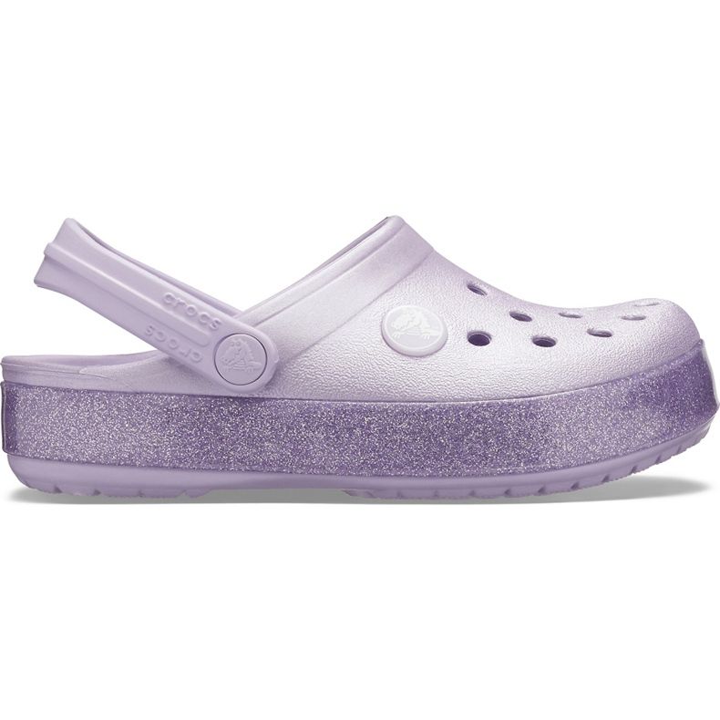 Crocs pro děti Crocband Glitter Clog Kids fialová 205 936 530 fialový