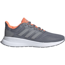 Dámské boty Adidas Runfalcon šedo-oranžové EG8628 pomerančový šedá