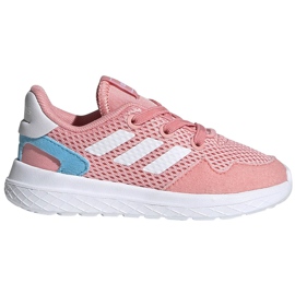 Dětská obuv Adidas Archivo K růžová EG3980 bílý modrý růžový Dětská obuv Adidas Archivo K růžová EG3980 bílý modrý růžový