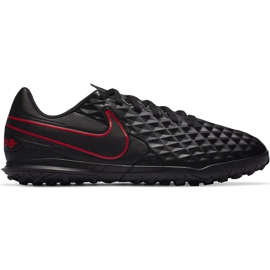 Fotbalová obuv Nike Tiempo Legend 8 Club Tf Junior AT5883 060 černá červená černá