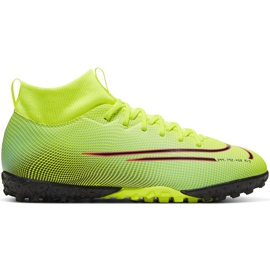 Kopačky Nike Mercurial Superfly 7 Academy Mds Tf BQ5435 703 modrá, celadon zelený