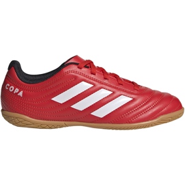 Adidas Copa 20.4 In Jr červené kopačky EF1928 červený červený