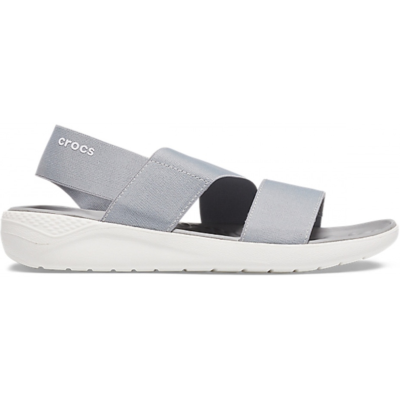 Crocs LiteRide Stretch Sandal W světle šedá / bílá 206081 00J