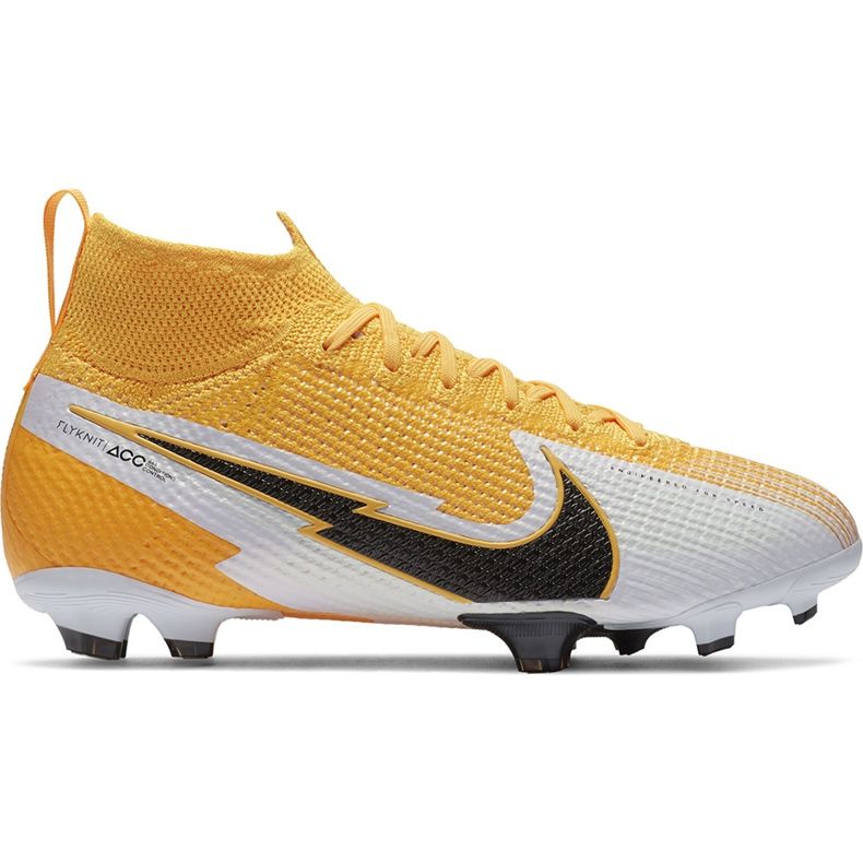 Kopačky Nike Mercurial Superfly 7 Elite Fg Junior AT8034 801 žlutá žlutá