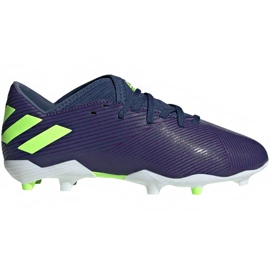 Kopačky Adidas Nemeziz Messi 19.3 Fg Junior EF1814 žluť fialová