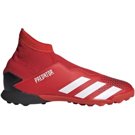 Kopačky Adidas Predator 20.3 Ll Tf Jr EF1949 červený červený