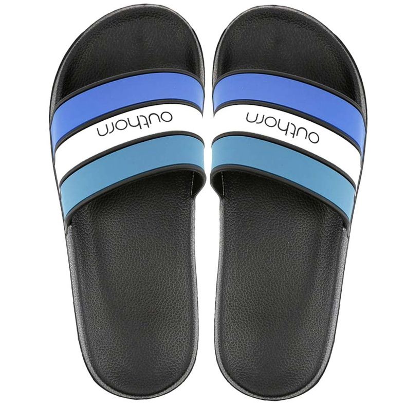 Pánské modré pantofle Outhorn HOL20 KLM601 33S bílý modrý