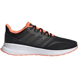 Pánské boty Adidas Runfalcon černé a oranžové EG8609 černý pomerančový