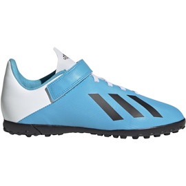 Adidas X 19.4 H&amp;L Tf Dětské kopačky modré EF9126 modrý modrý