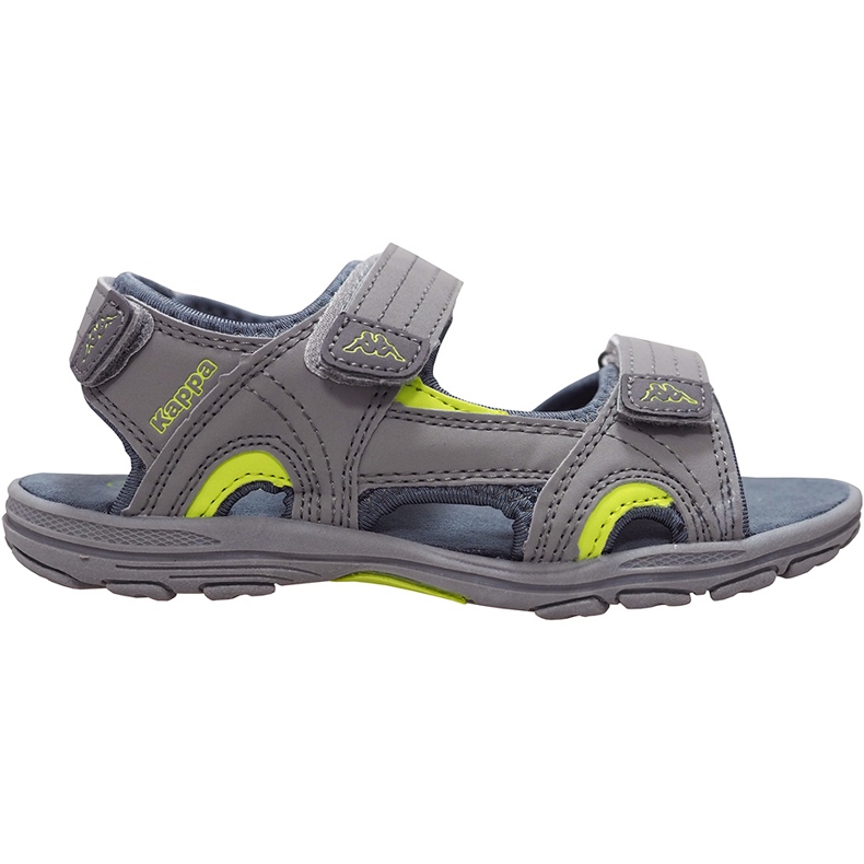 Kappa Early Ii K Footwear Dětské sandály šedo-limetkové 260373K 1633 šedá šedá