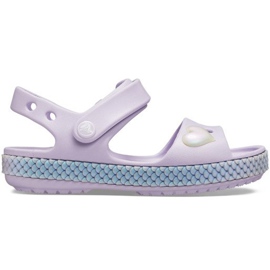 Dětské sandály Crocs Crocband Imagination Sandal Ps purple 206 145 530 fialový