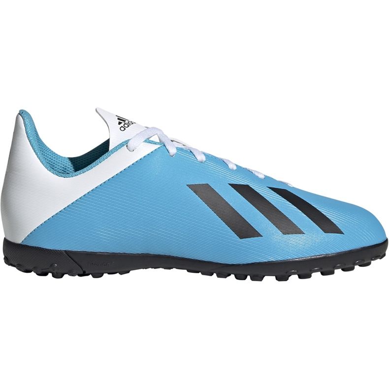 Adidas X 19.4 Tf Dětské kopačky modré a bílé F35347 vícebarevný modrý