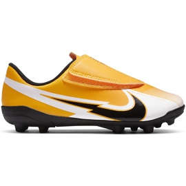 Kopačky Nike Mercurial Vapor 13 Club Mg PS (V) Junior AT8162 801 oranžový žlutá