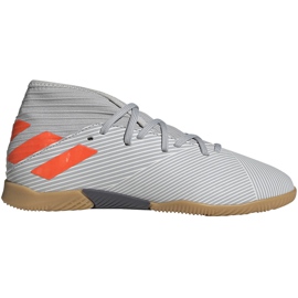 Adidas Nemeziz 19.3 In Jr šedé kopačky EF8304 šedá šedá
