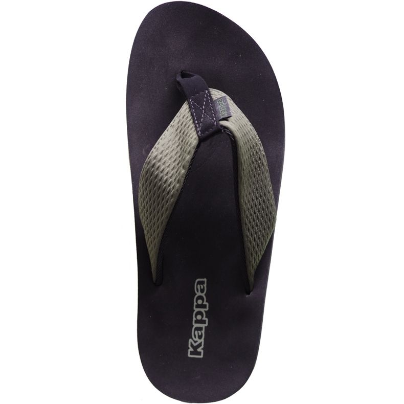 Pánské pantofle Kappa Pahala černé a zelené 242669 3111 černá zelená