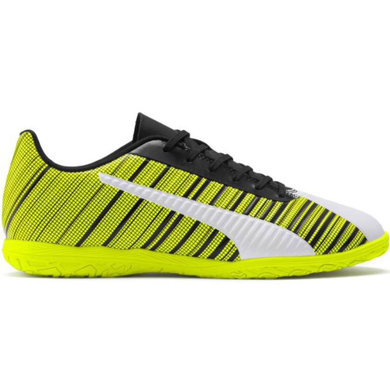 Kopačky Puma One 5.4 It žluto-bílo-černé 105654 04 vícebarevný žlutá