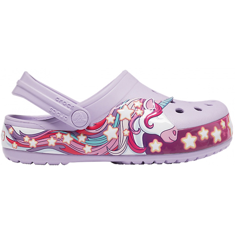 Crocs pro děti FunLab Unicorn Band Cg K purple 206270 530 fialový