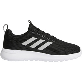 Dětské boty Adidas Lite Racer Cln K černé a bílé BB7051 černý