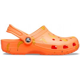 Crocs Kids Classic Vacay Vibes Clog Orange 206375 801 pomerančový