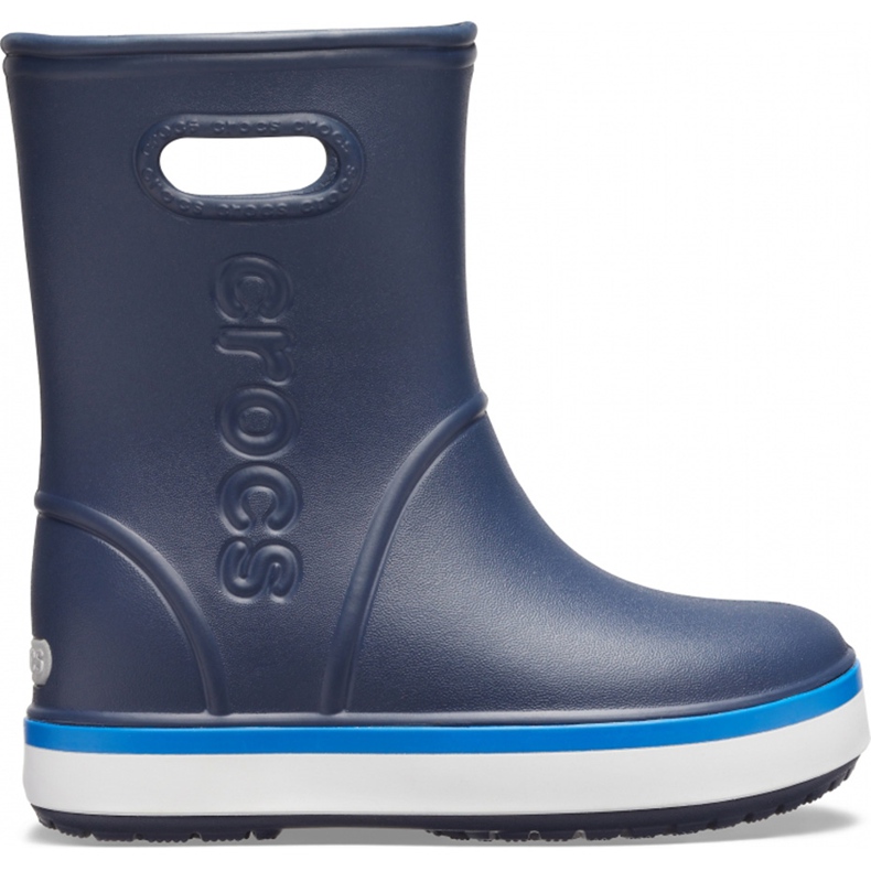 Dětské boty do deště Crocs Crocband Rain Boot Kids navy blue 205827 4KB námořnická modrá