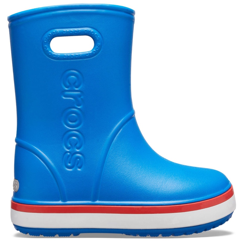 Dětské boty do deště Crocs Crocband Rain Boot Kids blue 205827 4KD modrý