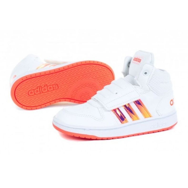 Boty Adidas Hoops Mid 2.0 I FW7609 bílý