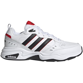Pánské boty Adidas Strutter bílé a černé EG2655 bílý černý červený