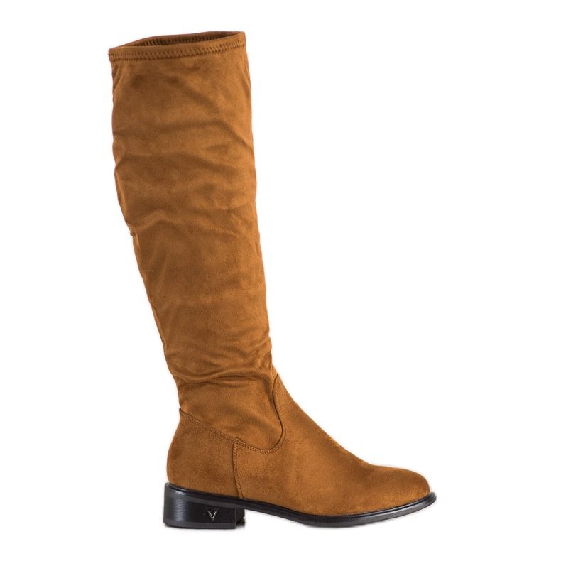 Semišové boty VINCEZA hnědý